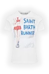 MC2 Saint Barth White cotton T-shirt for men - print. 100% cotton. Country of manufacture: Italy. Care: specialized cleaning - photo 1