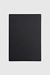 Black genuine leather desk mat for men Billionaire - Tisnenie logo. 100% genuine leather. Size: 50 x 35 cm. Country of manufacture: Italy. Care: specialized cleaning - photo 2