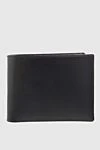 Araldi 1930 Black leather wallet for men - 100% leather. Button. 2 bill pockets, 8 card slots. Country of manufacture: Italy. Care: specialized cleaning - photo 1