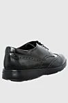 Men's black leather shoes Fratelli Rosetti - Perforation. 100% leather. Lace. Interior finish: Leather. Insole: Leather. Heel height: 4 cm. Other materials. Country of manufacture: Italy. Care: specialized cleaning - photo 4