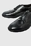 Fratelli Rosetti Men's black leather shoes - Perforation. 100% leather. Lace. Interior finish: Leather. Insole: Leather. Heel height: 4 cm. Other materials. Country of manufacture: Italy. Care: specialized cleaning - photo 5