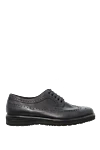 Fratelli Rosetti Men's black leather shoes - Perforation. 100% leather. Lace. Interior finish: Leather. Insole: Leather. Heel height: 2.5 cm. Other materials. Country of manufacture: Italy. Care: specialized cleaning - photo 1