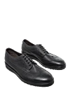 Fratelli Rosetti Men's black leather shoes - Perforation. 100% leather. Lace. Interior finish: Leather. Insole: Leather. Heel height: 2.5 cm. Other materials. Country of manufacture: Italy. Care: specialized cleaning - photo 3