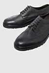 Fratelli Rosetti Men's black leather shoes - Perforation. 100% leather. Lace. Interior finish: Leather. Insole: Leather. Heel height: 2.5 cm. Other materials. Country of manufacture: Italy. Care: specialized cleaning - photo 5