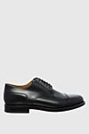 W.Gibbs Men's black leather shoes - 100% leather. Lace-up. Interior trim: leather. Insole: Leather. Heel height: 2cm. Outsole: Other materials. Country of manufacture: Italy. Care: specialized cleaning - photo 1