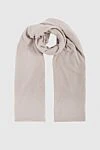 Peserico Classic beige cashmere scarf for women - 100% cashmere. Country of manufacture: Italy. Care: specialized cleaning - photo 1