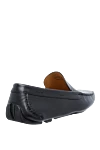 Men's black leather moccasins Magnanni - 100% leather. Interior: Leather. Insole: Leather. Outsole: Other materials. Country of manufacture: Italy. Care: specialized cleaning - photo 4