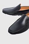 Magnanni Men's black leather moccasins - 100% leather. Interior: Leather. Insole: Leather. Outsole: Other materials. Country of manufacture: Italy. Care: specialized cleaning - photo 5