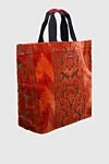 Red bag for women Dolce & Gabbana - тиснение логотипа, фактурный узор. кнопка. 67% полиэстра, 23% полиамид, 10% кожа. Country of manufacture: Italy. Care: specialized cleaning - photo 2