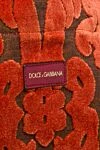 Red bag for women Dolce & Gabbana - тиснение логотипа, фактурный узор. кнопка. 67% полиэстра, 23% полиамид, 10% кожа. Country of manufacture: Italy. Care: specialized cleaning - photo 4