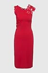 Ermanno Scervino Red dress for women - zipper. lace. 51% viscose, 46% acetate, 3% elastane. Country of manufacture: Italy. Care: specialized cleaning - photo 1