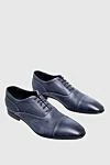 W.Gibbs Blue leather men's shoes - Composition: 100% leather. Clasp: Lace-up. Interior trim: leather. Insole: Leather. Heel height: 2.5cm. Outsole: Other materials. Country of manufacture: Italy. Care: specialized cleaning - photo 3