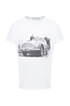 1921 T-Shirt White cotton T-shirt for men - printed. 100% cotton. Country of manufacture: Italy. Care: specialized cleaning - photo 1