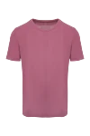 Gran Sasso Cotton T-shirt pink for men - 100% cotton. Country of manufacture: Italy. Care: specialized cleaning - photo 1