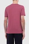 Gran Sasso Cotton T-shirt pink for men - 100% cotton. Country of manufacture: Italy. Care: specialized cleaning - photo 3