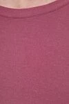 Cotton T-shirt pink for men Gran Sasso - 100% cotton. Country of manufacture: Italy. Care: specialized cleaning - photo 4