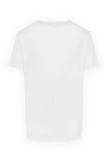 Bisibiglio White cotton T-shirt for men - picture print. 100% cotton. Country of manufacture: Italy. Care: specialized cleaning - photo 5