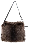 Brunello Cucinelli Women's bag brown from fur - fur. zipper. natural fur. Country of manufacture: Italy. Care: specialized cleaning - photo 1