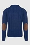 Blue cashmere jumper for men Casheart - 100% cashmere. Country of manufacture: Italy. Care: specialized cleaning - photo 6