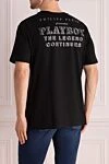 Black cotton T-shirt for men Philipp Plein - picture print 100% cotton. Country of manufacture: Italy. Care: specialized cleaning - photo 4