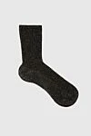 Women's socks with a shimmer black Story Loris - lurex. viscose, polyester. Country of manufacture: Italy. Care: specialized cleaning - photo 2