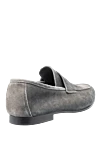 Gray suede loafers for men Andrea Ventura - 100% suede. Sole Height: Heel Height 2cm. Country of manufacture: Italy. Care: specialized cleaning - photo 4