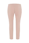 Women's slim-fit pants pink Ermanno Scervino - two pockets. polyester, acetate. zipper, button. Country of manufacture: Italy. Care: specialized cleaning - photo 6