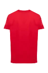 Philipp Plein Red T-shirt with black and white logo and tiger emblem - logo and pattern print. 100% cotton. Country of manufacture: Italy. Care: specialized cleaning - photo 5
