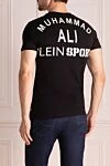 Black cotton T-shirt for men Philipp Plein - picture print 100% cotton. Country of manufacture: Italy. Care: specialized cleaning - photo 4