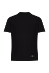 Black cotton T-shirt for men Neil Barrett - photo print. 100% cotton. Country of manufacture: Italy. Care: specialized cleaning - photo 6