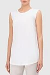 Dolce & Gabbana White women's cotton top - 100% cotton. Country of manufacture: Italy. Care: specialized cleaning - photo 3