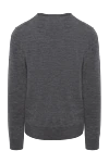 Gray cashmere jumper for men Bilancioni - 100% cashmere. Country of manufacture: Italy. Care: specialized cleaning - photo 6