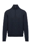 Brioni Wool troyer blue for men - 100% wool. Closure: Zipper. Country of manufacture: Italy. Care: specialized cleaning - photo 1