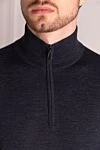 Brioni Wool troyer blue for men - 100% wool. Closure: Zipper. Country of manufacture: Italy. Care: specialized cleaning - photo 5