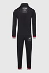 Plein Sport Men's sports suit made of cotton and polyester, blue - Brand logo printing, contrasting cuffs. 65% polyester, 35% cotton. Closure: Drawstring, zipper. Four side pockets. Country of manufacture: Italy. Care: specialized cleaning - photo 7