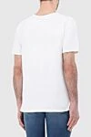 Plein Sport T-shirt made of cotton and elastane white for men - brand logo. 95% cotton, 5% elastane. Country of manufacture: Italy. Care: specialized cleaning - photo 3