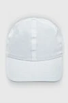 Portaluri White linen cap for men - 100% linen. Country of manufacture: Italy. Care: specialized cleaning - photo 1