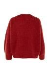Burgundy jumper for women Brunello Cucinelli - textured surface. 57% wool, 24% cashmere, 10% polyamide, 6% mohair. Country of manufacture: Italy. Care: specialized cleaning - photo 6