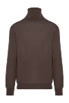 Cesare di Napoli Brown wool men's golf - High neck. 100% wool. Country of manufacture: Italy. Care: specialized cleaning - photo 1