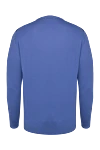 Blue wool sweater for men Cesare di Napoli - 100% wool. Country of manufacture: Italy. Care: specialized cleaning - photo 6