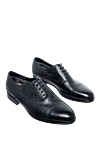 Doucal`s Men's black leather shoes - 100% leather. Lace-up. Interior: Leather. Insole: Leather. Heel height: 2cm. Outsole: Other materials. Country of manufacture: Italy. Care: specialized cleaning - photo 3