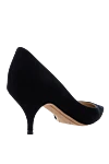 Women's black suede pumps with a logo on the insole Nina Ricci - logo on the insole. suede. Heel height: 7 centimeters. Country of manufacture: Italy. Care: specialized cleaning - photo 4