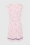 Giambattista Valli Pink dress for women - zipper. Decoration: polka dot pattern, contrasting stripe on the hem, sleeveless. 79% wool, 15% polyamide, 3% cashmere, 3% polyester. Country of manufacture: Italy. Care: specialized cleaning - photo 7
