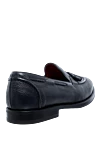 Black leather loafers for men Barrett - brushes. 100% leather. Insole: leather. Sole Height: Heel Height 2cm. Country of manufacture: Italy. Care: specialized cleaning - photo 4