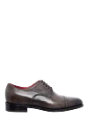 Barrett Brown leather men's shoes - Decor: Perforation. Composition: 100% leather. Clasp: Lace-up. Interior: Leather. Insole: Leather. Heel height: 2cm. Outsole: Other materials. Country of manufacture: Italy. Care: specialized cleaning - photo 1