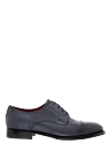 Barrett Blue leather men's shoes - Composition: 100% leather. Clasp: Lace-up. Interior: Leather. Insole: Leather. Heel height: 2cm. Outsole: Other materials. Country of manufacture: Italy. Care: specialized cleaning - photo 1