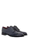 Barrett Blue leather men's shoes - Composition: 100% leather. Clasp: Lace-up. Interior: Leather. Insole: Leather. Heel height: 2cm. Outsole: Other materials. Country of manufacture: Italy. Care: specialized cleaning - photo 3