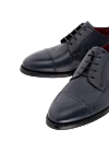 Barrett Blue leather men's shoes - Composition: 100% leather. Clasp: Lace-up. Interior: Leather. Insole: Leather. Heel height: 2cm. Outsole: Other materials. Country of manufacture: Italy. Care: specialized cleaning - photo 5