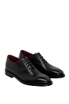 Barrett Men's black leather shoes - Decor: Perforation. Composition: 100% leather. Clasp: Lace-up. Interior: Leather. Insole: Leather. Heel height: 2cm. Outsole: Other materials. Country of manufacture: Italy. Care: specialized cleaning - photo 3