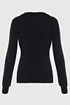 Black viscose and polyester jumper for women Off-White - Decoration: logo on the sleeve. 70% viscose, 30% polyester. Country of manufacture: Italy. Care: specialized cleaning - photo 6